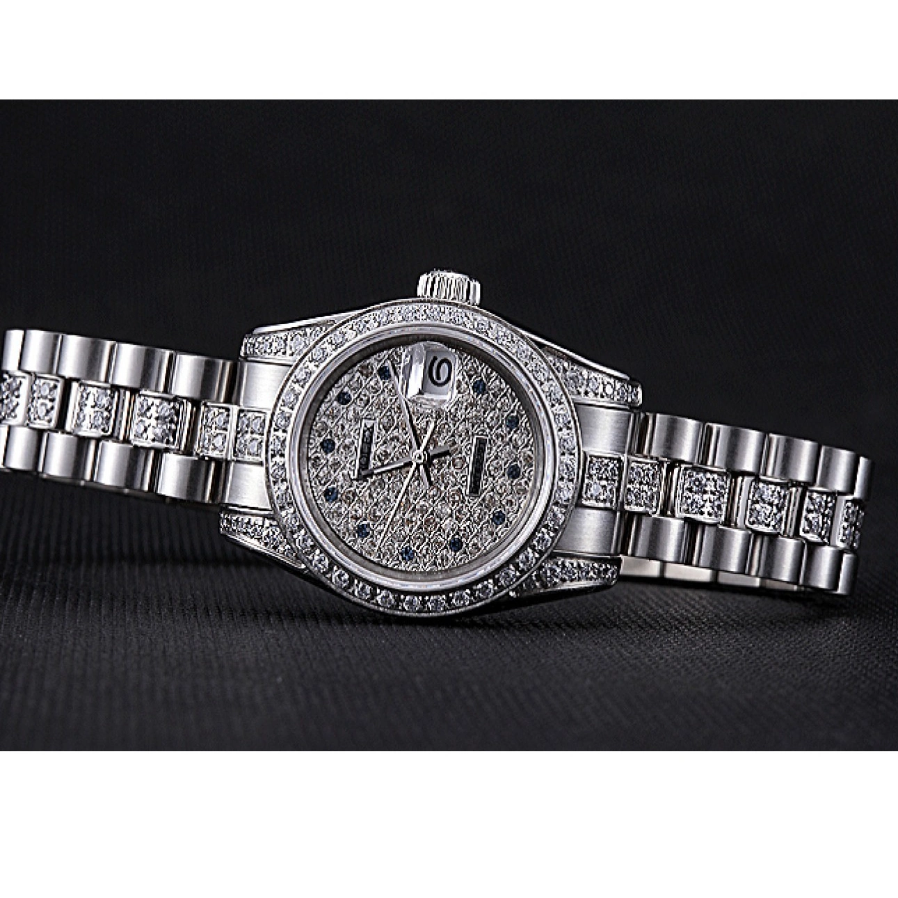 AAA replica watch Rolex Steel 622021 DateJust Dial Swiss Stainless Diamond 0601